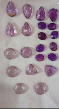 حجر جمشت برازيلي الاصل - مصقول بدقة - سعر القطعة 25 الف  للتواصل 07729...