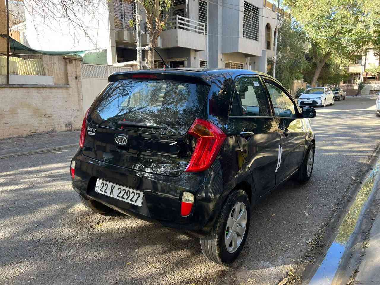 ***********كيا بيكانتو موديل 2012  كير توماتيك رقم اربيل  سنويه  هزه فحص جديد 2028  بطاقه بنزين موجود  صبخ بي بس باب سايق بدون دواخل السياره حلوه بدون مصرف كير محرك شرط  سعر 75 مجال عنوان كركوك  *********** كركوك, العراق
