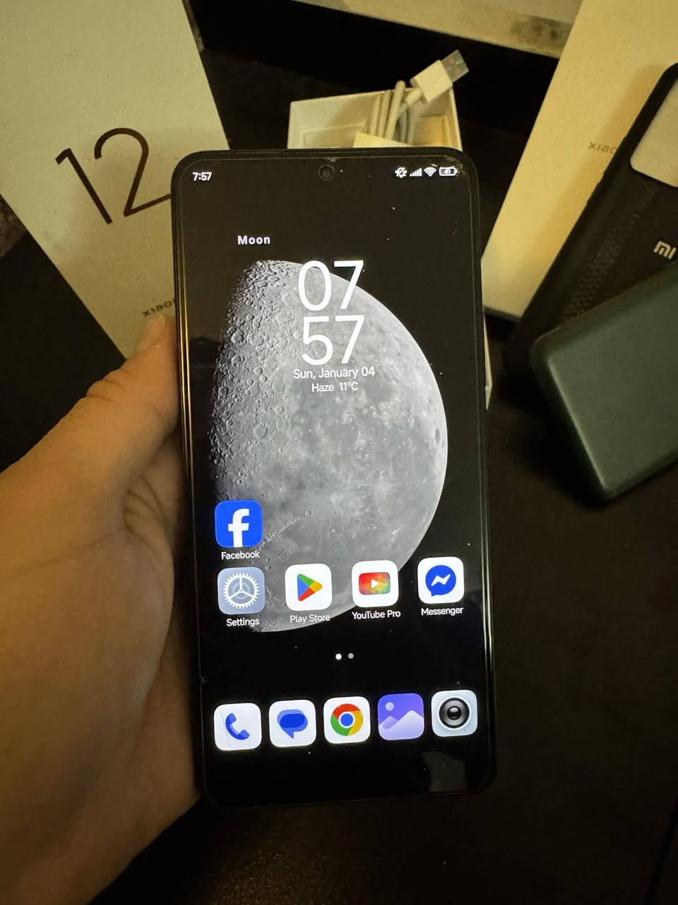 شاومي 12T pro اسود نظافة 99% لا صيانة ولا مفتوح بي برغي ولا اي مشكلة بي وين متريد افحص وشوف
ذاكرة 256
عشوائية 12 قابل للزيادة 24

Snapdragon 8 gen 1+
Android 15
120 hz
5000 mAh
120 watt شحن
شاشة اموليد 6.67
صوتيات هارمن كاردون ستيريو
مع 3 كفرات ولاصق شاشة جديد

 مجال بسيط بي السعر 325 الف
مكاني بغداد
***********
