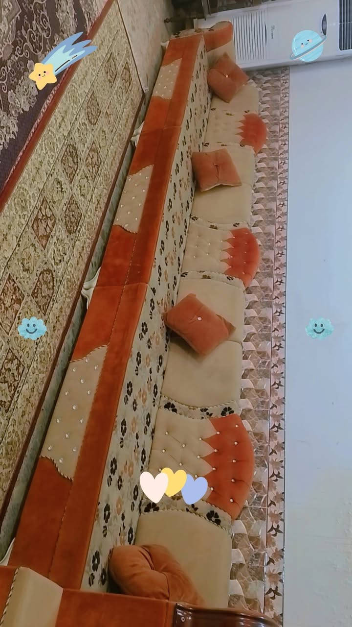 سلام عليكم عندي ديوان تسكام مال استقبال للبيع سعره 550وبي مجال رقم ***********موجود واتساب مكان نجف حي السلام يم كراج بغداد
