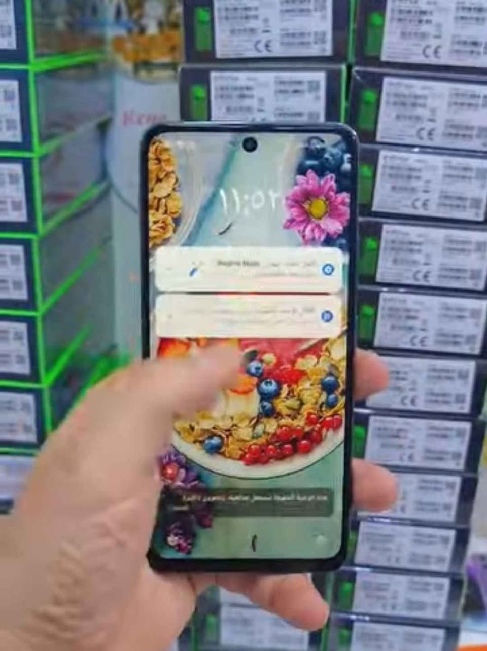 كل عام اهلنا اخوانه في الجيش اللي لولاهم ماعشنه بخير في هذا البلد الله يرحم شهداء منهم 
الجهاز القوي هذا جهاز يصيحوله وحش الريدمي 
ريدمي نوت 10 برو نسخه 5G
🔹الذاكرة 8/256 جيجا
🔹معالج دايمنستي 1100 
🔹معالج رسومي ادرينو Adreno 618 
🔹يشغل 90 فريم ببجي موبايل 😘
🔹حجم الشاشة 6.67 بوصة بدقة FHD+ من نوع IPS LCD 
🔹معدل تحديث الشاشة 120 هرتز 
🔹الكاميرا خلفية بدقة 108 ميگابكسل 
🔹شحن سريع 67 واط 
🔹البطارية 5020 مللي أمبير
🔹بصمة اصبع جانبيه سريعة الاستجابة 
🔹نظام التشغيل اندرويد 12
🔹أصدار گلوبل MIUI Global النسخة العالمية 
🔹سنة الإنتاج 2023 
🔹دبل شريحة سيم كارت 4G
🔹دبل سماعة سبيكر (صوت ستيريو محيطي) 
🔹ميزة التحكم بالأجهزة المنزليه IR
🔹ميزة الاتصالات القريبة المدى NFC
🔹ميزة الدفع بدون تلامس الأجهزة 
🔹ميزة مسرع الالعاب (يشغل 90 فريم ببجي موبايل) 
🔹ميزة تكرار التطبيقات (التطبيقات المزدوجة) 
🔹ميزة قفل التطبيقات 
🔹ضمان حقيقي 
🔹كارتونه ملحقات كفر وشاحنه 
🔹الالوان : ابيض واسود واخضر 
السعر 135 الف فقط
يوجد توصيل كافه محافظات 
‏‪بغداد زيونه ربيعي مقابل مول دريم ستي 
اذا اتاخرت بالرد يرجى مراسله ع واتساب  أو اتصال 
***********
*********** بغداد, العراق
