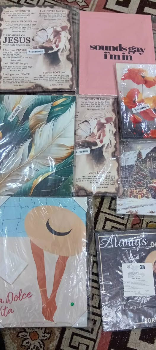 متوفر لوحات ١١ لوحه ب٢٥ الف قياس اللوحه ٣٠ ×٤٠ ضهر خشب جرجوبه و قماش مو ورق


**إذا كنت صاحب هذا الإعلان وتريد حذفه لأي سبب، رجاءا أرسل رسالة إلى الدعم الفني**