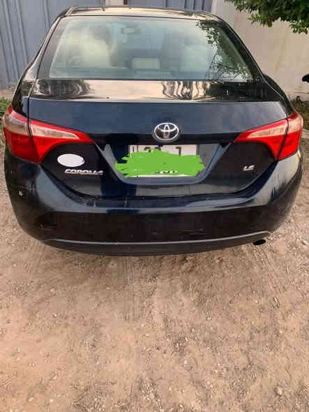 السلام عليكم سيارة كورلا موديل 2017 مواصفات LE سيارة جاهزة مابيها أي نقص الرقم دولي باسمي هزة مساقطة السعر 125 وبيها مجال للاستفسار  الاتصال على الرقم التالي
***********
