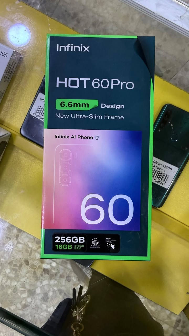 ياالله
السلام عليكم
جهاز انفنكس هوت 60برو للبيع
ذاكره 256/16 جهاز جديد مامفتوح
ملحقات كاملة والجهاز جديد حته تشغيل مامشغلة 
الله شاهد قبل ساعه اخذته ب260 للبيت ومارادو وهسه اريد ابيعة 
تفضل خاص واني بخدمتك
ورجاء لحد يكسر بي ففدوه
مكاني كربلاء


**إذا كنت صاحب هذا الإعلان وتريد حذفه لأي سبب، رجاءا أرسل رسالة إلى الدعم الفني**