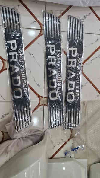 كبات برادو  2003   2009   المنيوم
 
نيكل 3 قطع كفر سبير  2010    2017 
أحرف برادو   2010     2018 
*********** وساب فقط
