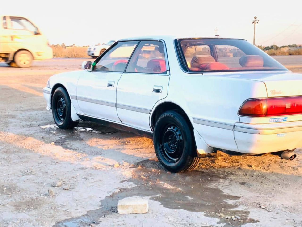 مارك مسطره مكفوله من ضربه كير وحرك وحداديه وكرهبيارت كل نضيف تخم تاير  رقم بغداد سعر 45وبيه مجال حك جيه***********
