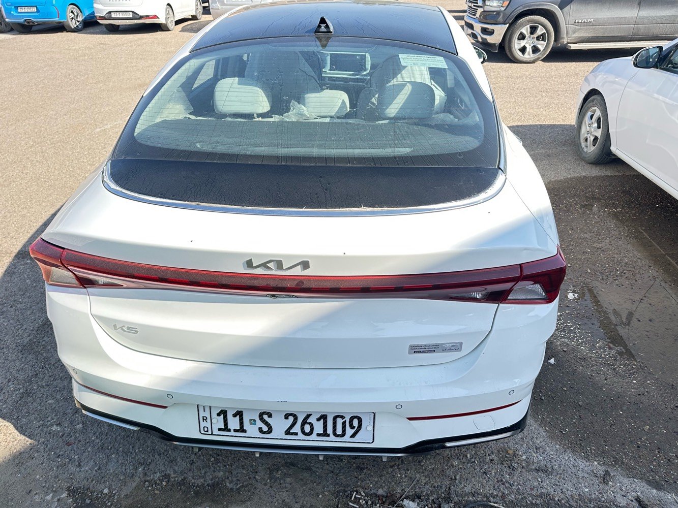 السلام عليكم للبيع k5 2023 خليجي محرك 2000

ماشية 59000كم حقيقي ع وضع الشركه  حتى سبيرها بعده منازل



مكفولة كفالة عامه



سقف بانروما 



بصمه تشغيل وابواب وصندوق 



تشغيل عن البعد



ويل كـاب5تايرات كروم  18 انج



حساسات  امامي خلفي



كامره وشاشه 



رقم بغداد بإسمي



سيارة جديده بحاله الزيرووو وبل عافيه ع الياخذها 



وعليها سيرفس ( ادامه او صيانه) من شركة كامل هاي هديه وياهاوتخم تاير



مكان السيارة كربلاء 



للإستفسار



***********

— في ‏‏كربلاء‏‏.