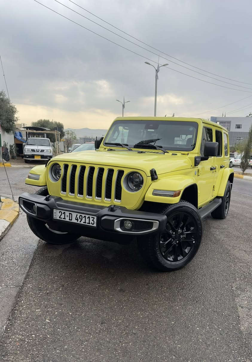jeep wrangler sahara 4*E plugin hybrid
مۆدێل ٢٠٢٣

38,000mile ڕۆشتووە

کوشن جلد و هیتەر 

سوکان هیتەر

ڕاداری ئاوێنە 

ئۆتۆ ستۆپ

ئەداپتڤ کروس کۆنترۆڵ

یەک چەمەلەغی دوای بۆیاخە ێناو بێ ئێرباگ

نرخی ٢٨٣ وەرەقە
***********
