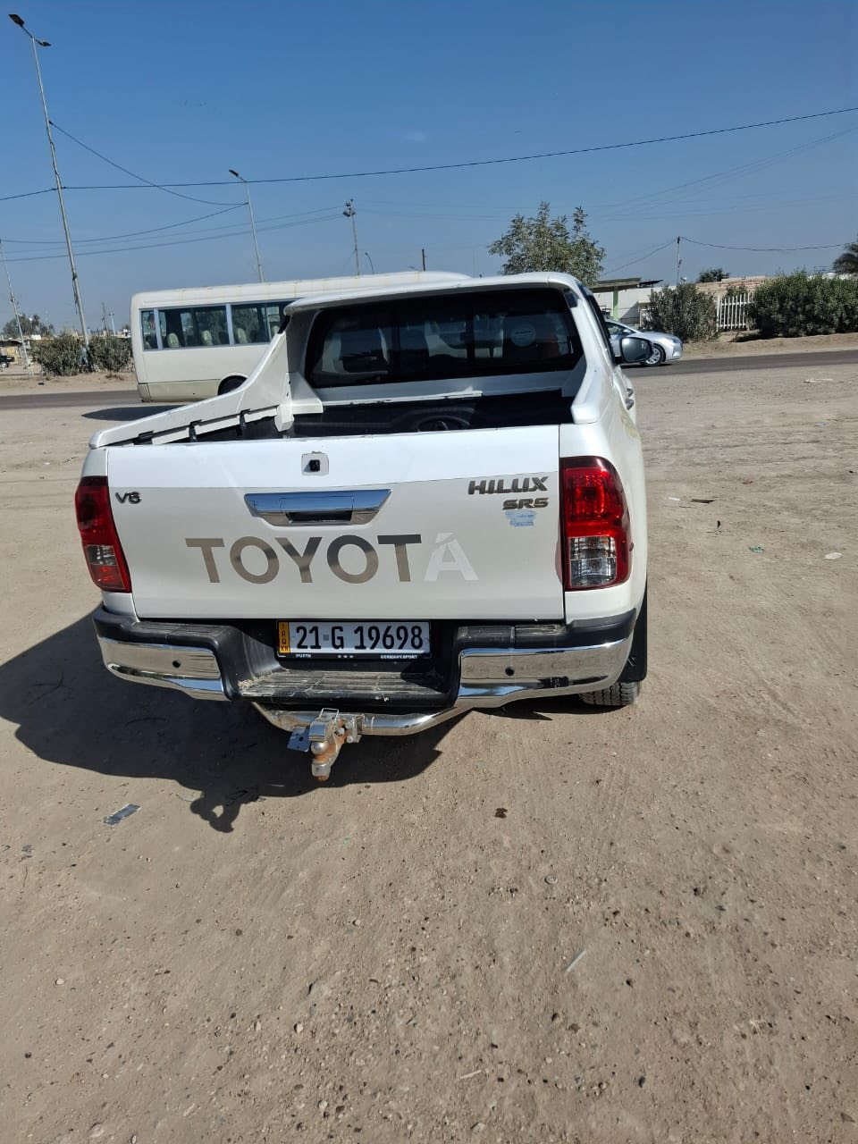 للبيع هايلوكس ٦ سلندر رقم سليمانيه ماشيه ١٢٠  الف بيهه صبغ بالجاملغ الخلفي وشبر بالبنيد موديل ٢٠ 
السعر ٣٢٥
مكاني بابل مشروع المسيب 
***********
