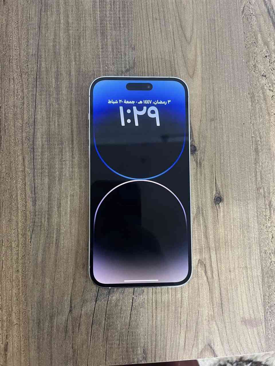السلام عليكم ايفون ١٤ برو ماكس شرق اوسط نموذج m  ذاكره ٢٥٦ بطارية ٨٢ لون ابيض المميز مبدل شاشه اصليه شرط ع ضمان وفيس ايدي متوقف لتواصل 
***********

