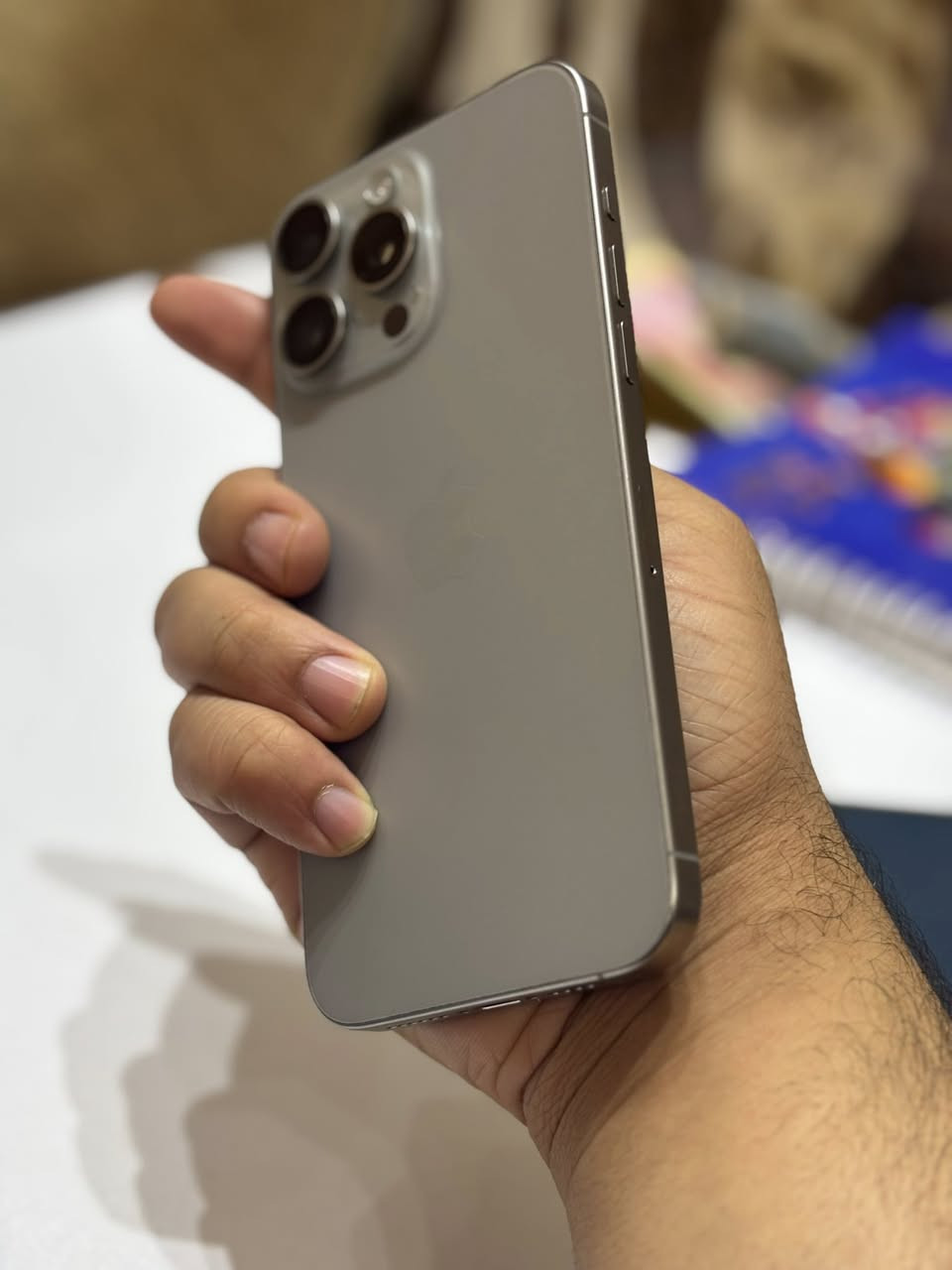 سلام عليكم ايفون 15 برو ماكس  ذاكره 256 جهاز مبدل شاشه تفصيخ وبطاريه تفصيخ وبطاريته البلاديه موجوده مكفول كفاله عامه دبل سيمكارت كارتونه مطابق
السعر 860 بغداد مدينه الصدر


**إذا كنت صاحب هذا الإعلان وتريد حذفه لأي سبب، رجاءا أرسل رسالة إلى الدعم الفني**