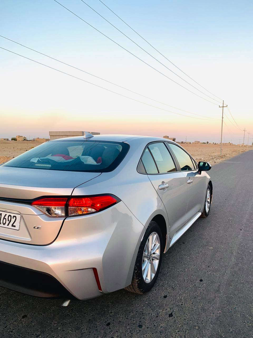 السلام عليكم
كورلا للبيع 
موديل2024
LEليمتد 
بصمه رادار تحديد مسار كلشي شغال 
السياره كلين فقط بارد براس البنيد 
لون سلفر ويل كب داخل اسود رقم كركوك دولي  
الاتصال على الرقم***********
