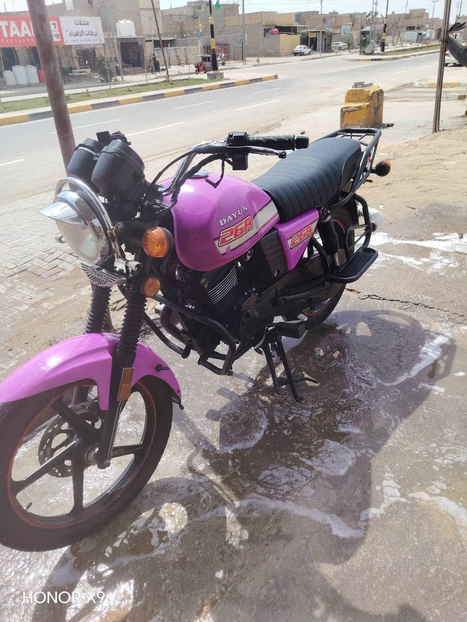 سلام عليكم دراجة دايوند نفخ للبيع موديل 2023 اوراق اصولي  محرك 200 سعر مليونين و100 بيها مجال مكان كربلاء الاتصال ***********
