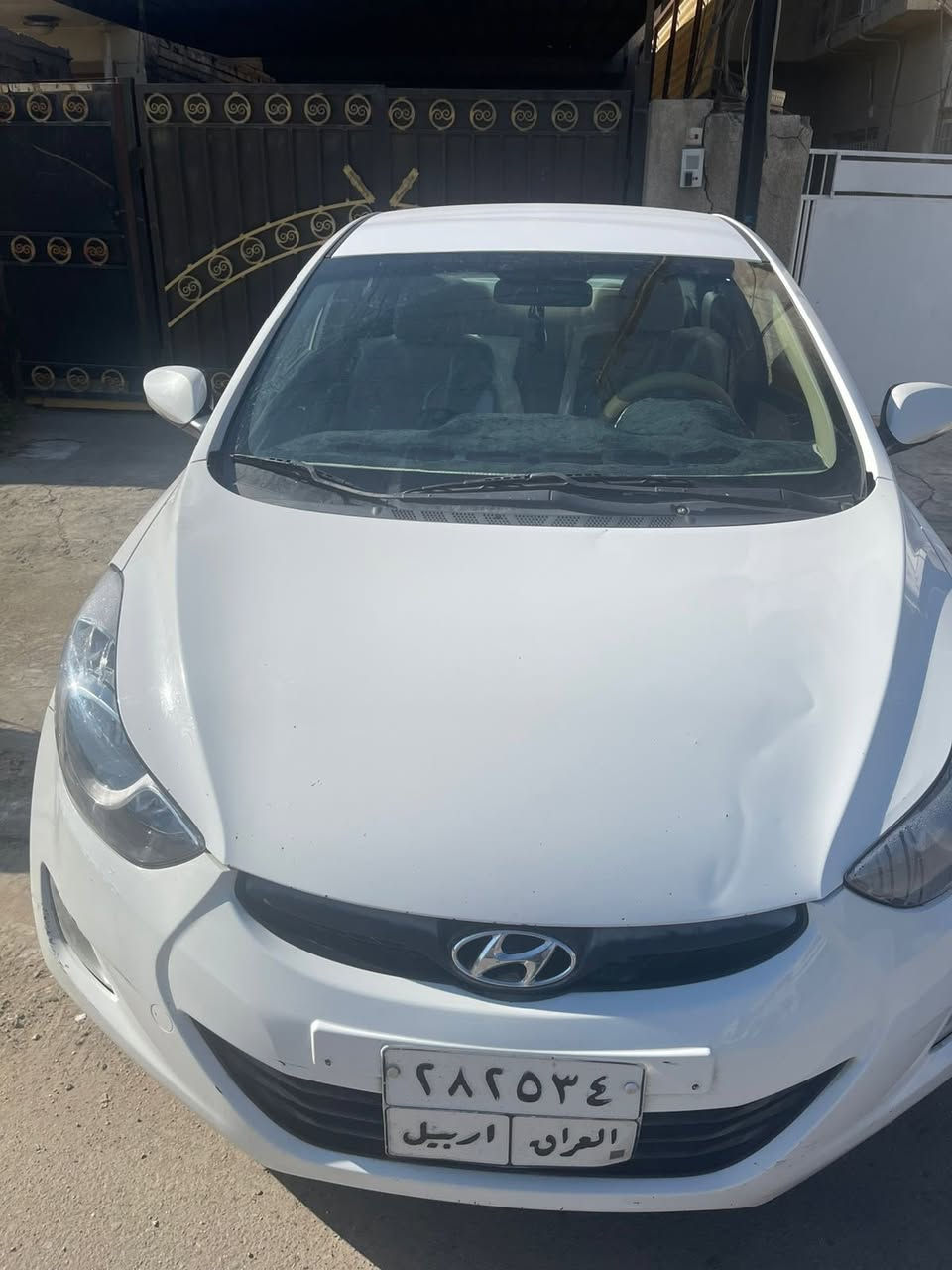 السلام عليكم إلنترا موديل ٢٠١٣ نظيفه حيل خليجي بيها جراد بالقمارة اثر فابلون وبيها صبغ بالجاملغ الخلفي السيارة حيل نظيفه رقمها اربيل سكني بغداد الرقم *********** السعر ٩٥
