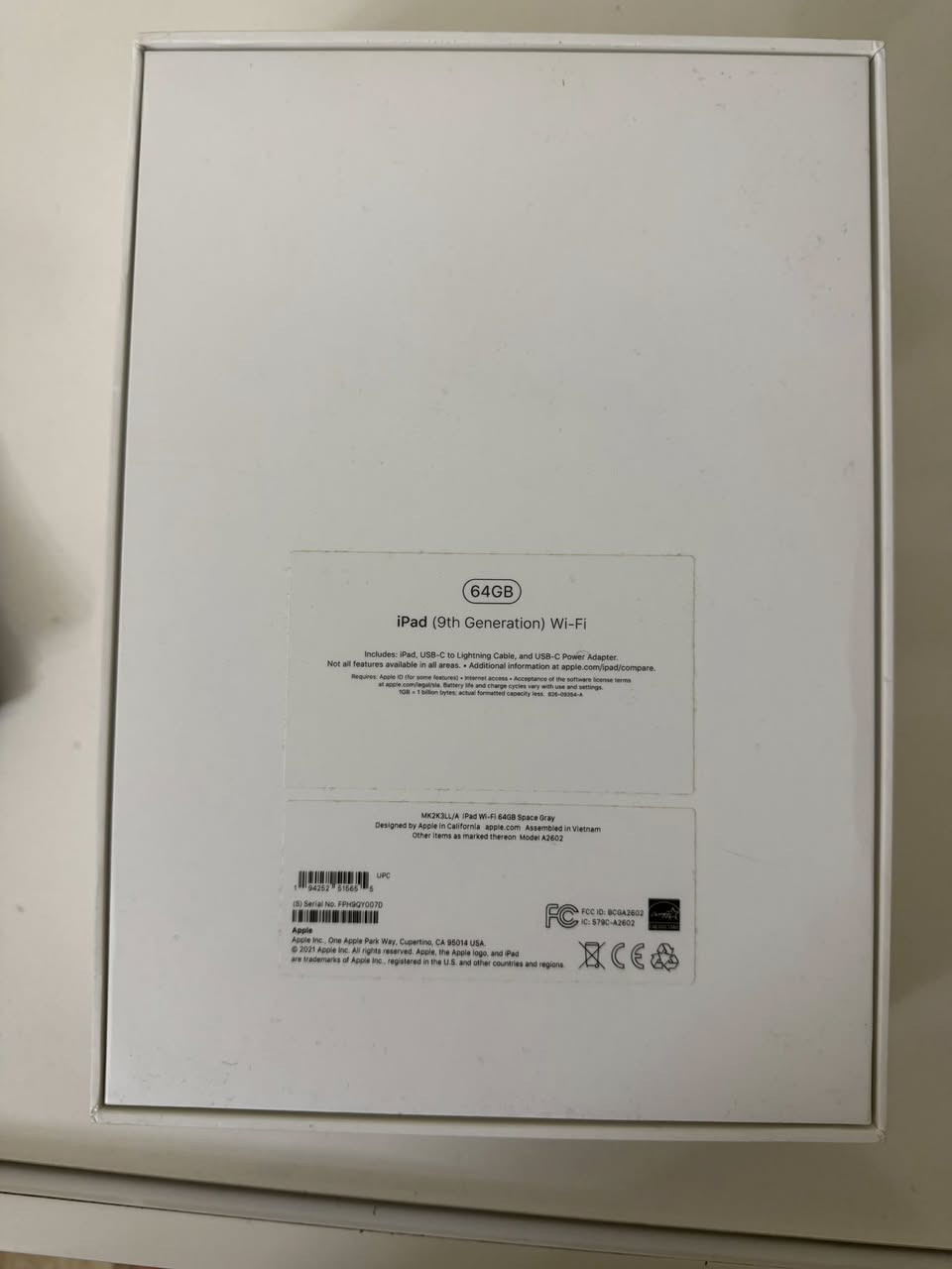 سعر 300
ايباد 9 نضافة 100 خدش واحد ماكو بطارية 94 استخدام شخصي لا ببجي ولا شي اخو الجديد الايباد شركة ماستر ملحقات كاملة وياه شاحنة كاملة وسماعة وكفر دفتري
لون رصاصي رقمي ***********
