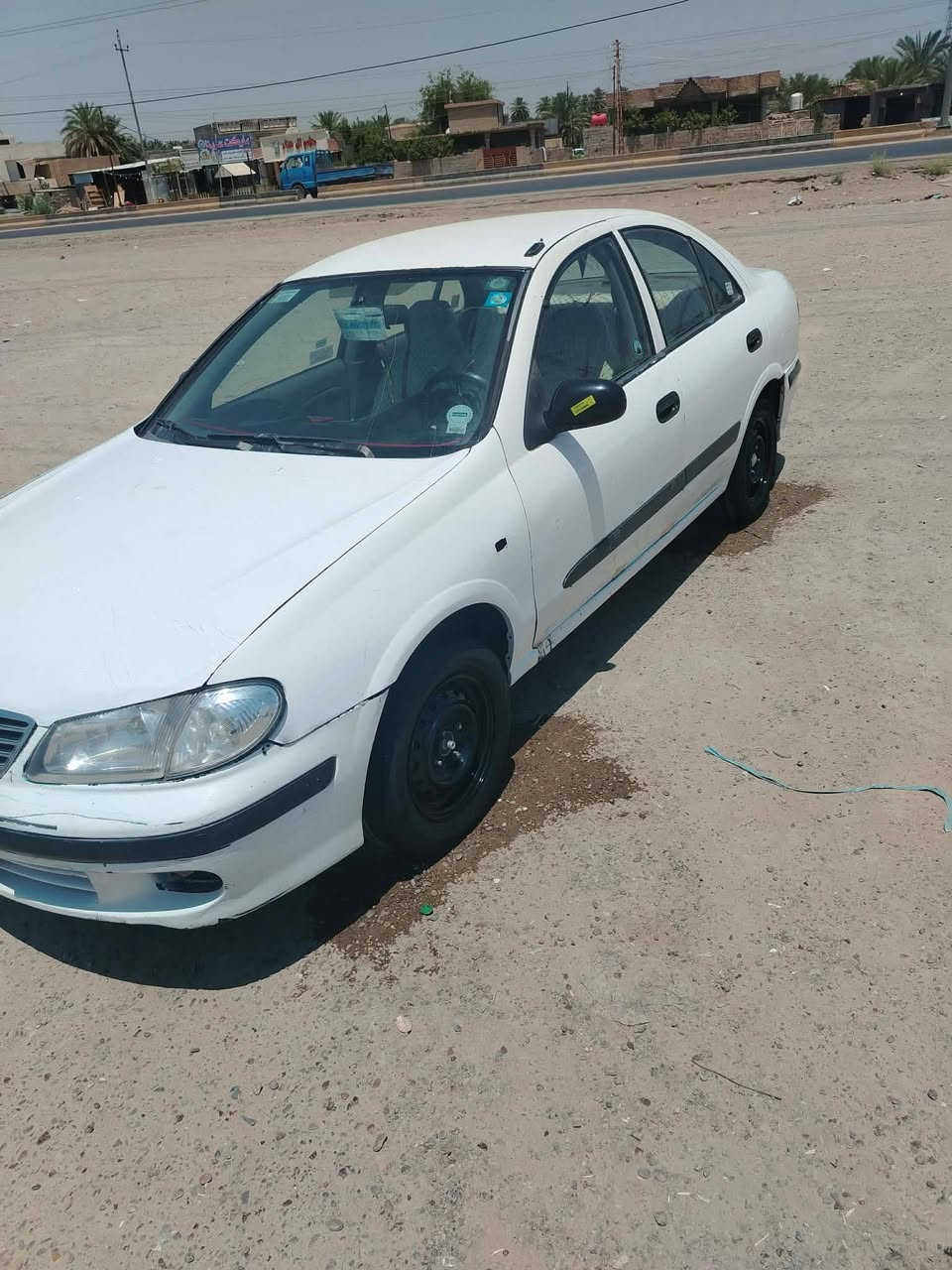 سلام عليكم نيسان سني للبيع موديل 2002 رقم بغداد السعر 60 وبيه مجال الاستفسار *********** واتساب ***********
