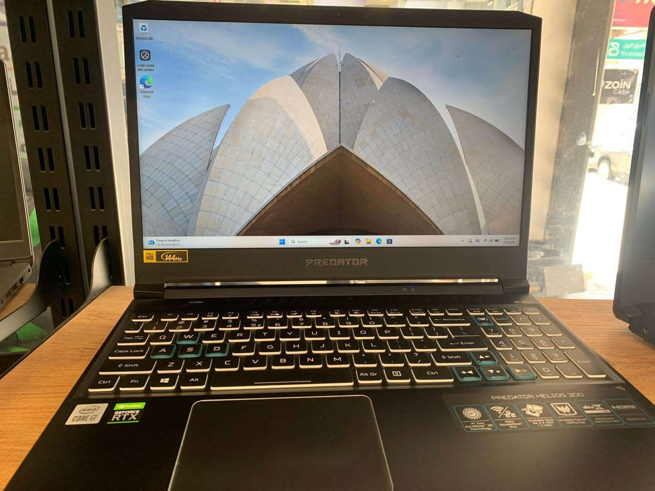 🔥 لابتوب Gaming قوي بسعر مميز 🔥  

💻 Model: Predator Helios 300  

🧠 الرام (RAM): 16GB DDR4  
💾 التخزين (Storage): 512GB SSD NVMe  
🎮 كرت الشاشة (GPU): RTX 2060 خارجي  
🎮 حجم كرت الشاشة: 6GB GDDR6  
⚡ استهلاك كرت الشاشة: تقريباً 90W  

🖥 الشاشة: Full HD – تردد 144Hz (تجربة لعب سلسة وسريعة)  

✨ المميزات:  
✅ أداء قوي لتشغيل الألعاب الحديثة  
✅ مناسب للألعاب الثقيلة والتصميم والمونتاج  
✅ شاشة 144Hz تعطي سلاسة عالية بالجيمينگ  
✅ سرعة ممتازة بفضل SSD NVMe  

💰 السعر: 687$ فقط  

🚚 متوفر توصيل لجميع المناطق  
📩 للحجز أو الاستفسار راسلنا خاص أربيل, العراق


**إذا كنت صاحب هذا الإعلان وتريد حذفه لأي سبب، رجاءا أرسل رسالة إلى الدعم الفني**