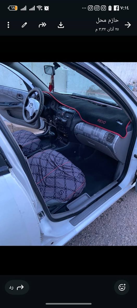 السلام عليكم سني للبيع او مراوس 7راكب او سيارة عبريه موديل 2000 محرك اسود كير اوتماتيك تبريد رقم انبار دولي السعر 65 ***********
