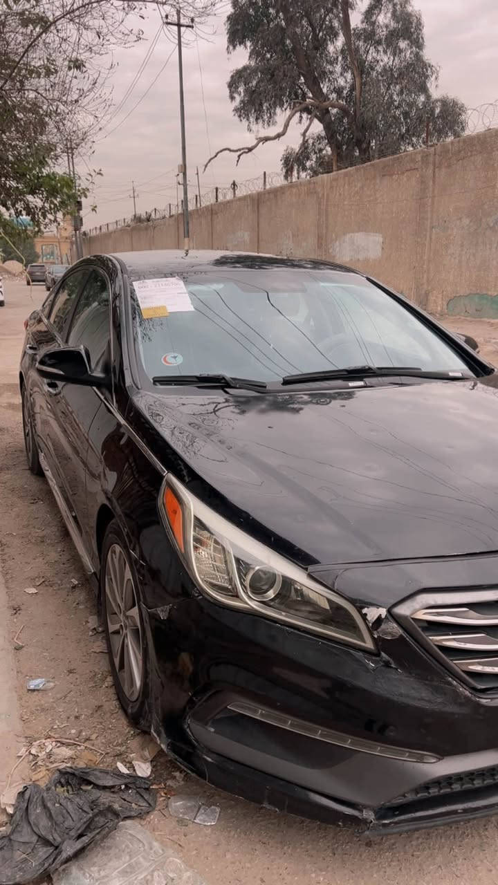 سوناتا  2015 ( امريكي 
اللون اسود  
رقم بغداد بأسمي السيارة 
محرك 2400 GDI 
بصمه تشغيل
بصمه ابواب 
حساس نقطة عمياء 
دبل اكزوز
لايت لد زنون اصلي لايت ويا الستيرن 
كشنات تدفة 
مانع انزلاق
مثبت سرعة 
ذاكرة خزن بالكرسي 
داخل اسود بلادي 
تحكم ستيرن جهتين تبريد شغال ثلج تبريد منفصل سائق وراكب 
3 انضمة قيادة ( Normal - sport -Eco )
مكينة كير خير من الله 
بيهة حالوب السنه صار
سعرهة107بيهة مجال بسيط
بغداد البلديات *********** بغداد, العراق
