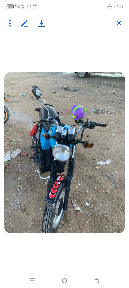 السلام عليكم
مكلف بالنشر 
دراجة تركي ٢٠٠١ للبيع 
سايز ١٠٠
الشاصي مابي اي لحيم
ويالته عدلات بريكهن كلش زين
السنوية تنتهي سنة ٢٠٢٨
اللون ازرق سمائي مذكور بالسنوية 
المكان تكريت 
‏‪***********‬‏ ضياء القيسي 
للاستفسار عن السعر وباقي التفاصيل الاتصال ع الرقم أو الماسنجر
