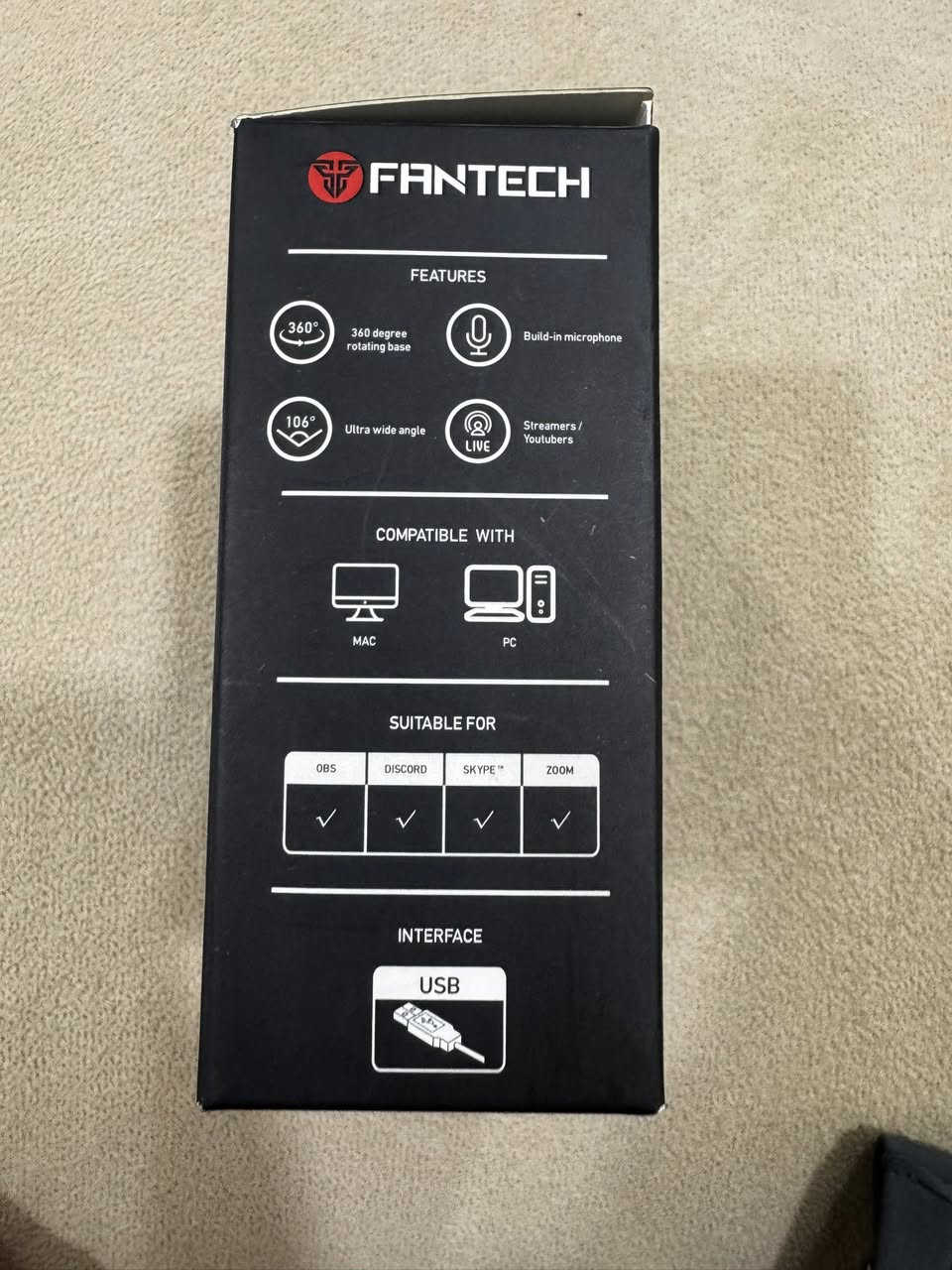 Webcam Fantech Luminous C30

كامرة ويب كام للبيسي او اللابتوب جودة 2k ودرجة 108 و25 فريم تفيد للتصوير او الدسكورد او obs للستريمر ويجي وياها كفر للحماية من الاتربة وبيها مدخل للستاند لونها اسود وزنها 87g خفيفة الوزن تجي وياها باكيتها واوراقها مدخلها USB و4MB يعني كلش حلو وشركتها معروفة يعني ثقة Fantech وتوجد كامرة اخرى لوجتك اذا تحب تفضل خاص


**إذا كنت صاحب هذا الإعلان وتريد حذفه لأي سبب، رجاءا أرسل رسالة إلى الدعم الفني**