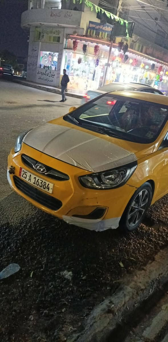 للبيع اومراوس بتكسي كورلا مطلوب كمرك
هونداى اكسنت كندي محرك 16 Gdi موديل 2012 رقم كركوك انكليزي وسنوية جديد ونقابة مصفر دفتر بنزين بيها. ضرر باب خلف سائق وشويه تعديل بلحوض  سعر 89
رقم موبايل .***********
