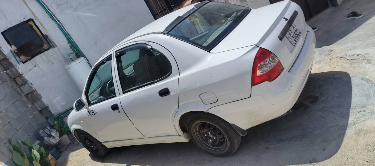 السلام عليكم طيبة للبيع موديل 14 مكينه جديده كير حداديه جدد  تبريد رقم واسط مشروع وطني ثاني يوم تحويل سياره حلوه جاهزه السعر 38 وبيه مجال مكاني كربلاء للاستفسار على الرقم   ***********
