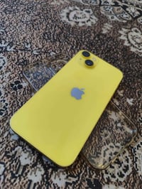 ايفون 14 بلس E-sim ذاكرة 128 بطارية 93 الجهاز مكفول كفالة من الفتحه وح...