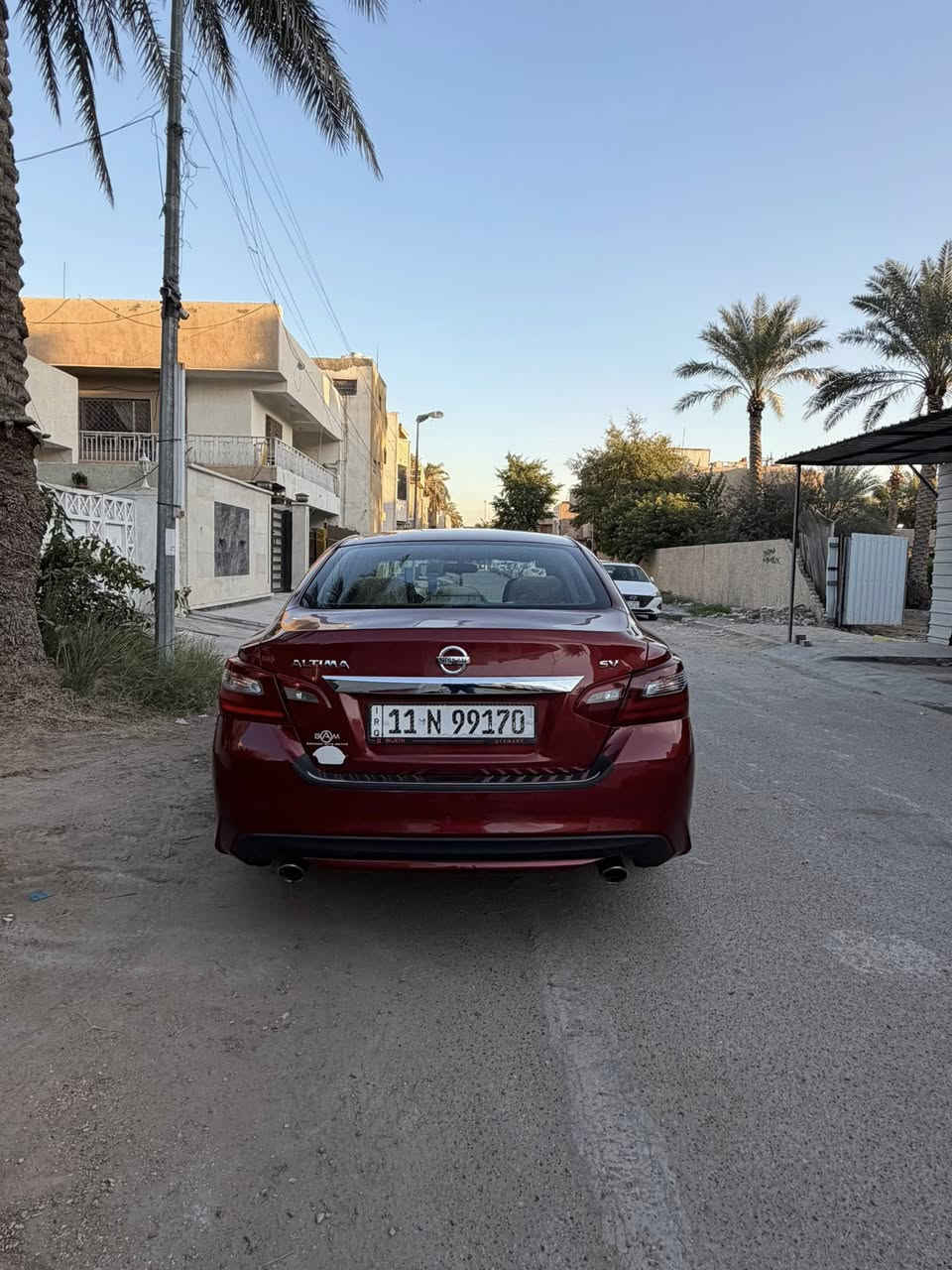 نيسان التيما 
موديل ٢٠١٨ 
مواصفات S
تشغيل عن بعد 
كشن كهرباء 
بصمه 
بصمة أبواب 
صندوق بصمه 
رقم بغداد 
مكينه ٢٥٠٠
ماشيه ٥٦ الف كيلو 
وارد كندي 
حادث دعاميه إماميه مثل ما موضح بل صوره و جاملغ  السائق بارد فقط
السعر 13500 دولار 
للاستفسار ***********
