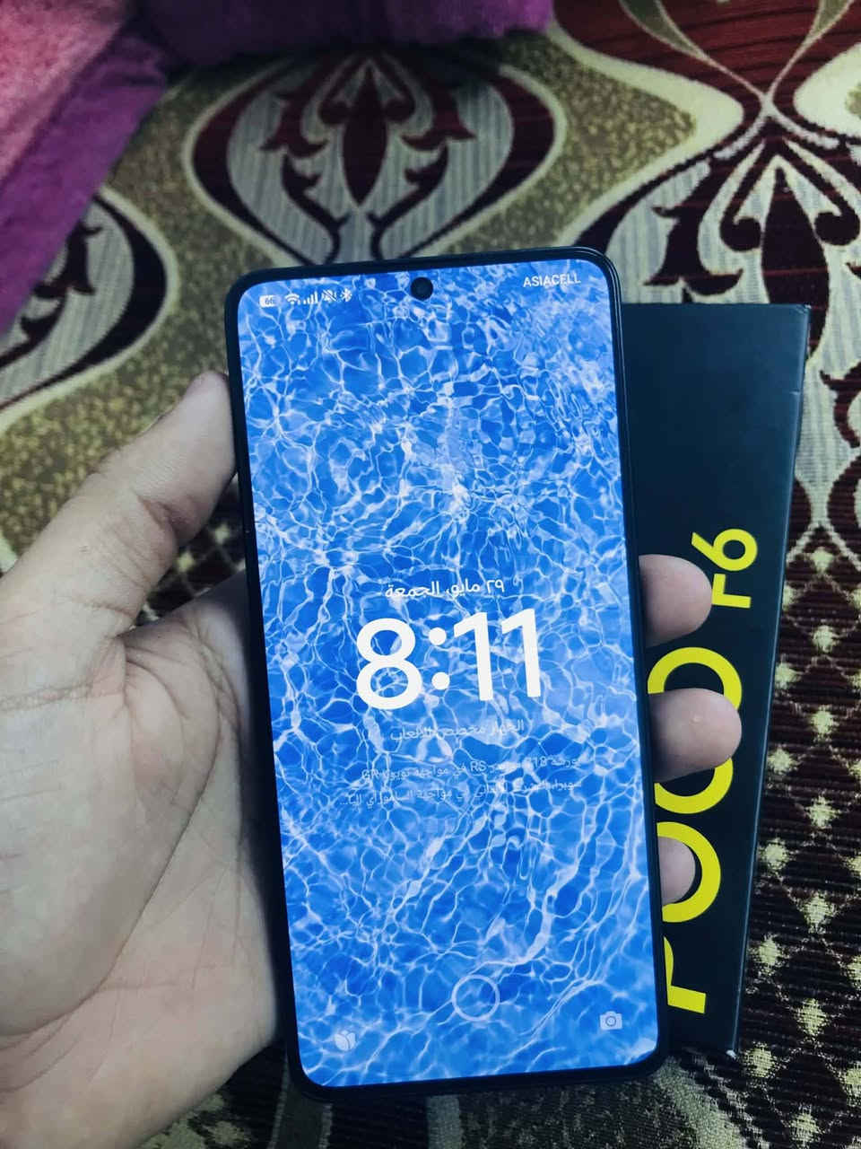pocof6 ذاكره 512 عشوائيه24 مكفول ويا كفر وكيبل سعر 450 وبي مجال مو شراي لا يخابر ولا يلق ولا يراسل رحمه لهلك ***********
