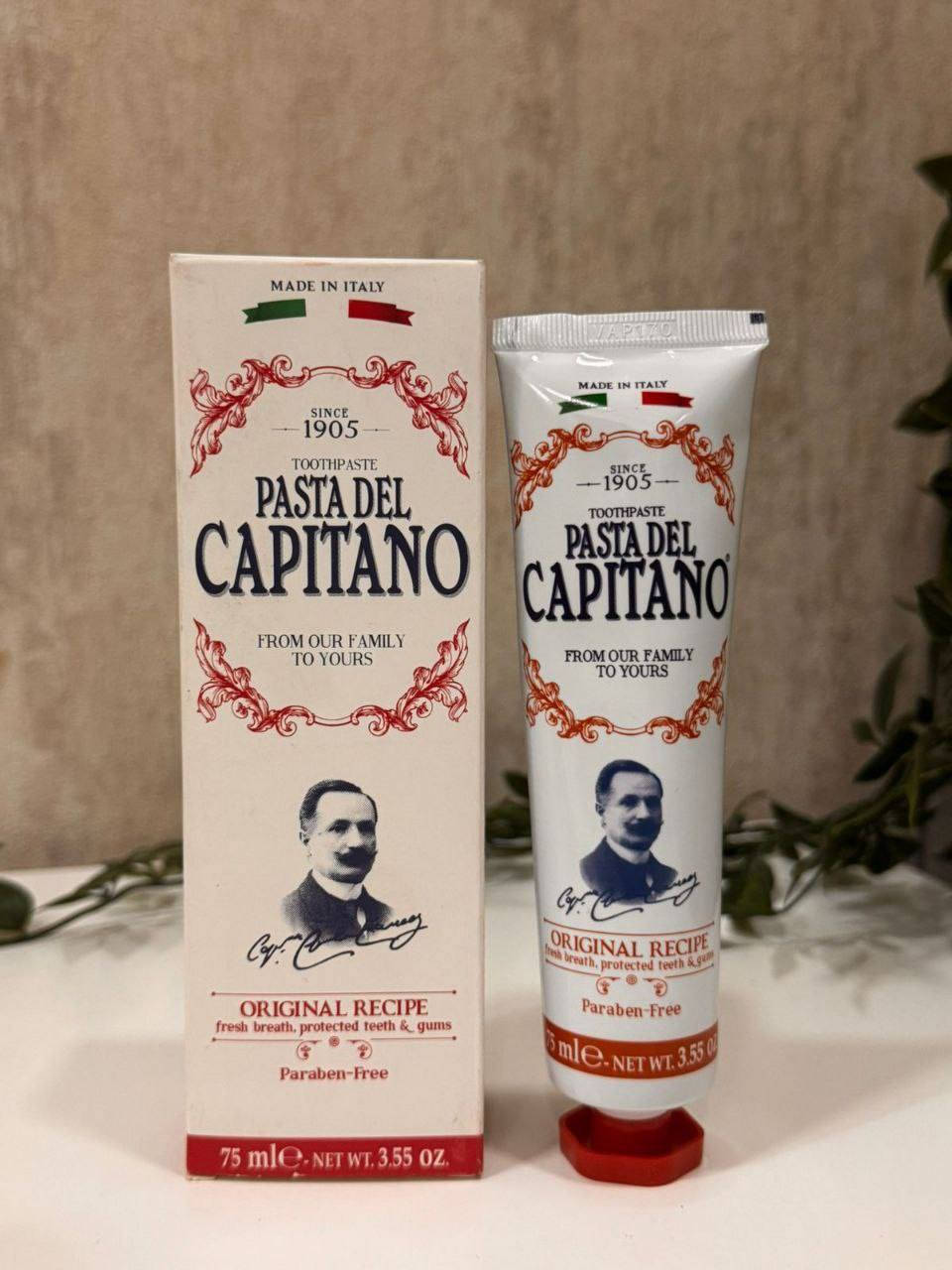 �✨ وصل معجون الأسنان الإيطالي الأصلي
Pasta del Capitano 1905 🇮🇹

نظافة فاخرة بطعم مميز من القرنفل + النعناع + القرفة
نَفَس منعش وابتسامة واثقة طول اليوم 😁

✔️ يساعد على الوقاية من تسوس الأسنان
✔️ يحتوي على الفلورايد وزيوت أساسية
✔️ مضاد للبكتيريا المسببة للرائحة
✔️ يحافظ على قوة وصحة الأسنان
✔️ يخلّي النفس منعش
✔️ بالنكهة الأصلية الكلاسيكية

نظافة مو بس تفريش… هذا إحساس انتعاش من أول استعمال 🌬️💙

#عناية_بالأسنان #ابتسامة_واثقة #نظافة_يومية
#السعر_ع خاص

#يوجد_توصيل_لكافه_المحافظات


**إذا كنت صاحب هذا الإعلان وتريد حذفه لأي سبب، رجاءا أرسل رسالة إلى الدعم الفني**