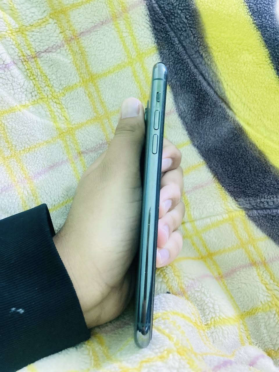 سلام عليكم        11bro max.   سعر300وبي مجال
ذاكره64.                  باتري 79

لون زيتوني الجهاز كبس لوك مكفول حته من الشخط 

فيس ايدي كلشي شغال ملاحضه مكاني بيجي توصيل 

داخل تكريت وبيجي موجود هـ ‭٠٧٨٣ ٨٦٩ ٣١٤١‬ _اتصال فقط ***********واتساب فقط
