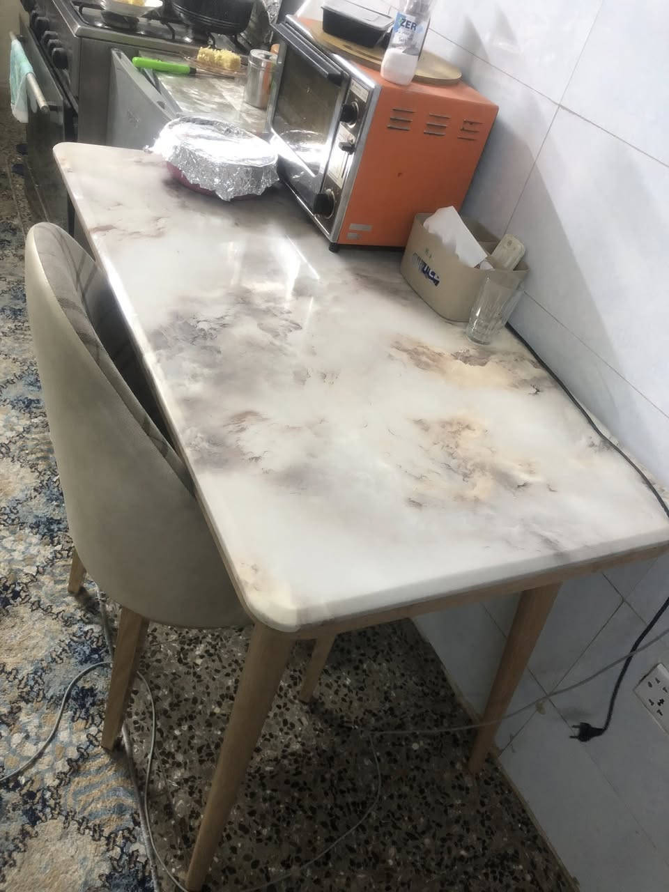 ميز طعام مرمر هيكل حديد
قوي جدا مع ٤ كراسي
ب١٦٠ الف


**إذا كنت صاحب هذا الإعلان وتريد حذفه لأي سبب، رجاءا أرسل رسالة إلى الدعم الفني**