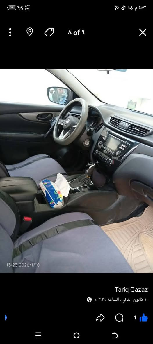 السلام عليكم ورحمه الله وبركاته
من رخصة الأدمن المحترم 
للبيع سيارة نيسان روج سبورت 
موديل 2018
كير و محرك بشرط 
أربعة سلندر 2000 المرغوب
بأسمي تحويل بشرط هزة ما صاقطة سنوية جديدة لغاية 2030 
من فئة ال (S)
مواصفات السياره 
1. تبريد قطعتين 
2. شاشة و كامرة 
3. حساسات خلفية 
4. نقط عمياء 
5. وضعيات قيادة. SPORT, NORMAI AND ECO
6. ليد نهاري 
7. مثبت سرعه 
8.نضام  دراكشن 
9. نضام فورويل AWD
10. تحكمات ستيرن 
11. سبع 7 نمرات
12. وارد امريكي
13. مكاني موصل 
للتواصل و الاستفسار أكثر على هذا الرقم 
***********
او التواصل على الخاص
