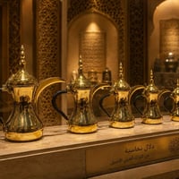 طقم دلال نحاس • دلال رسلان • نحاس اصلي • دلال قهوة • تحف نحاسية • ديكو...