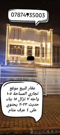 عقار للبيع تجاري  في الخطيب  العقار زراعي ٢٥  خدمات كامله كهرباء مجاري...