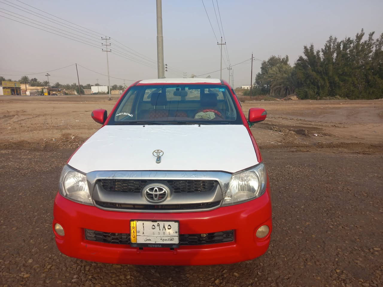 سلام عليكم للبيع هايلوكس موديل11 20 سعودي كفاله من صبغ رقم قادسيه  سياره جاهزه محرك كير صدر مكفولات تايرات جدد السعر 128 مكان الصويره  ***********
‭
