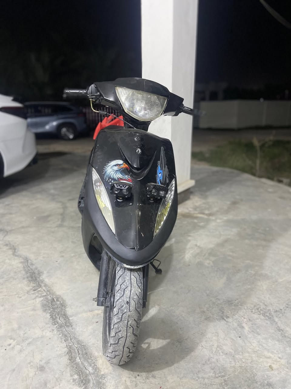 السلام عليكم ورحمة الله وبركاته ماكس عدله لبيع دراجه كامله شغاله نكره سلف بكل وقت  دراجه كامله من كلشي  لايت عالي ناصي اشاير بك لايت حساس بريك كلشي شغاله  بيها صالنصه ستيل وبيها شيال رياضي وبيها يدات بريك رياضي  وسبايدر رياضي وضفيره جديده بدون جطلات كله فيش وشوته جديده ترايش جدد لايتات جدد تعمير جديد كله دراجه خير من الله سعر ٥٠٠وبيها مجال  مكان دراجه ابو غريب زيدان


**إذا كنت صاحب هذا الإعلان وتريد حذفه لأي سبب، رجاءا أرسل رسالة إلى الدعم الفني**