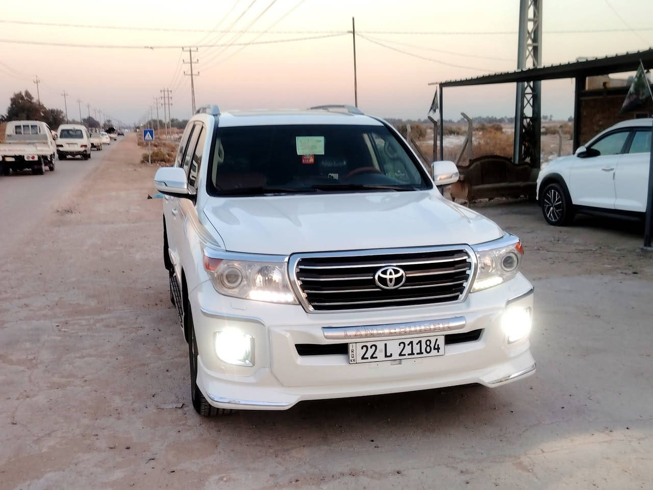 السلام عليكم
لاندكروز 2013
السياره بيها لجاملغ الامامي بي صبغ اثر شخوط بدون فتح
محرك عل وضع الشركه مامفتوحه
كير عل وضع الشركه مامفتوح
المواصفات : 
اشاير بالمري
فتحة سقف
حساسات خلفيه
بصمه
مري قلاب
السياره جديده وستخدام شخصي 
السياره باسمي رقم نكليزي الجديد
مكان السياره بابل بالحله
السعر بـ 345 وبيها مجـال
للتفاصيل اكثر الاتصال
***********
***********
