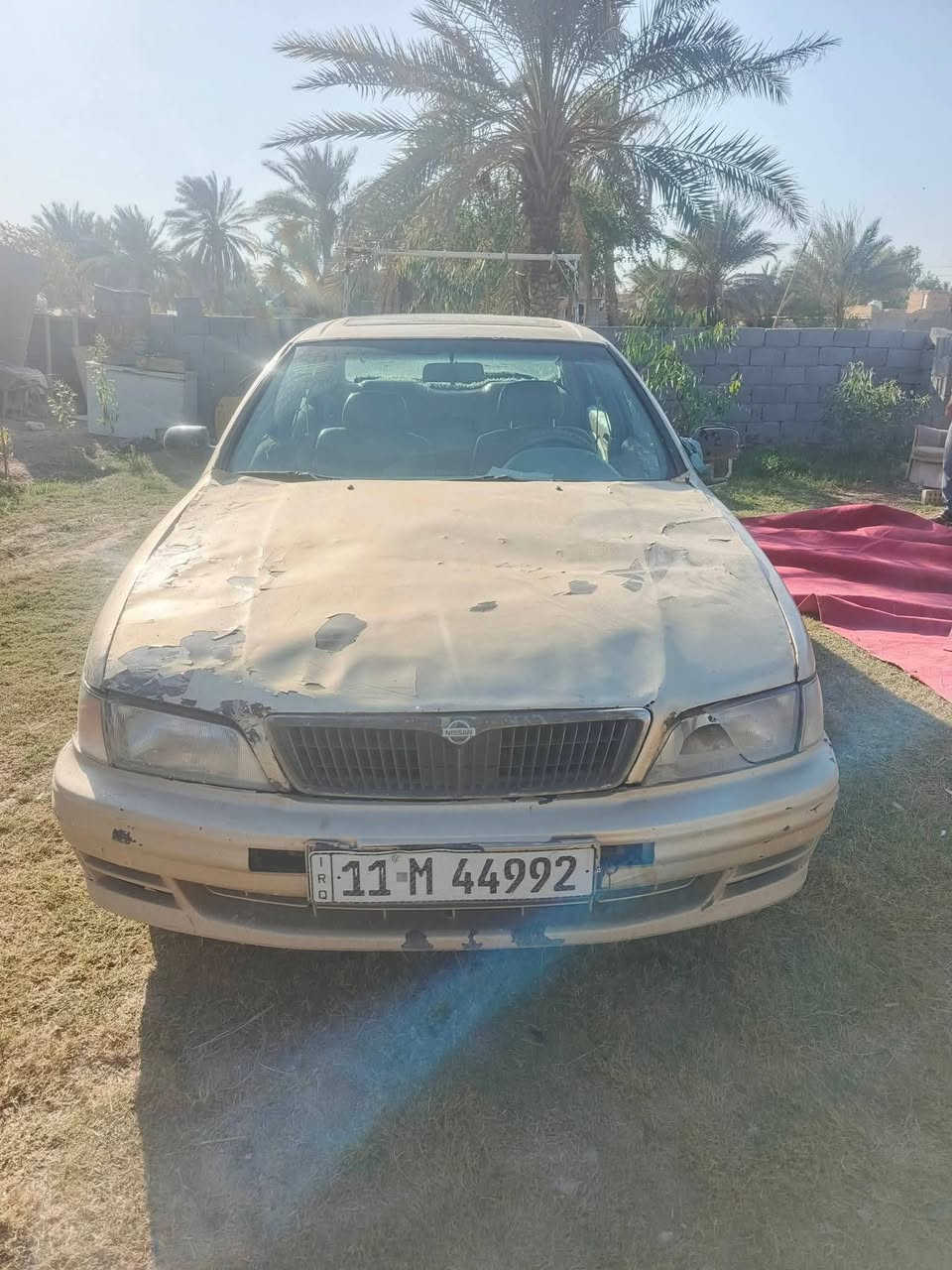 السلام عليكم سياره للبيع نيسان مكزمه محوره كير اومكينه كامري أبو الچف عطله بس الكير ***********
