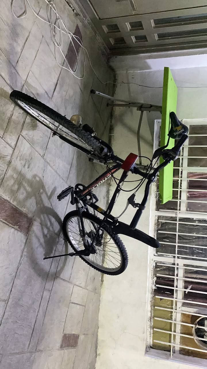 باسكل للبيع : الباسكل كلشي مابي بس التاير :الامامي فاش/السعر$ 90.الف:العنوان؟!بغداد العامريه شارع فلافل طربوش بنهايه على اليسار :(للستفسار)***********الواتساب حجمه 24:
