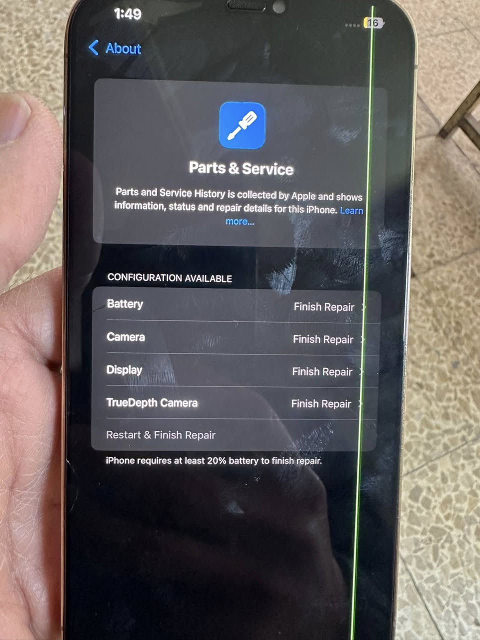 12 بروماكس 
٢٥٦ دبل سيم 
به ابل ايدى 
شغال 
بصمه متوقف 
مبدل شاشه وبطاريه و كامره 
سعر. ١٢٥ الف دينار 
***********  اربيل
