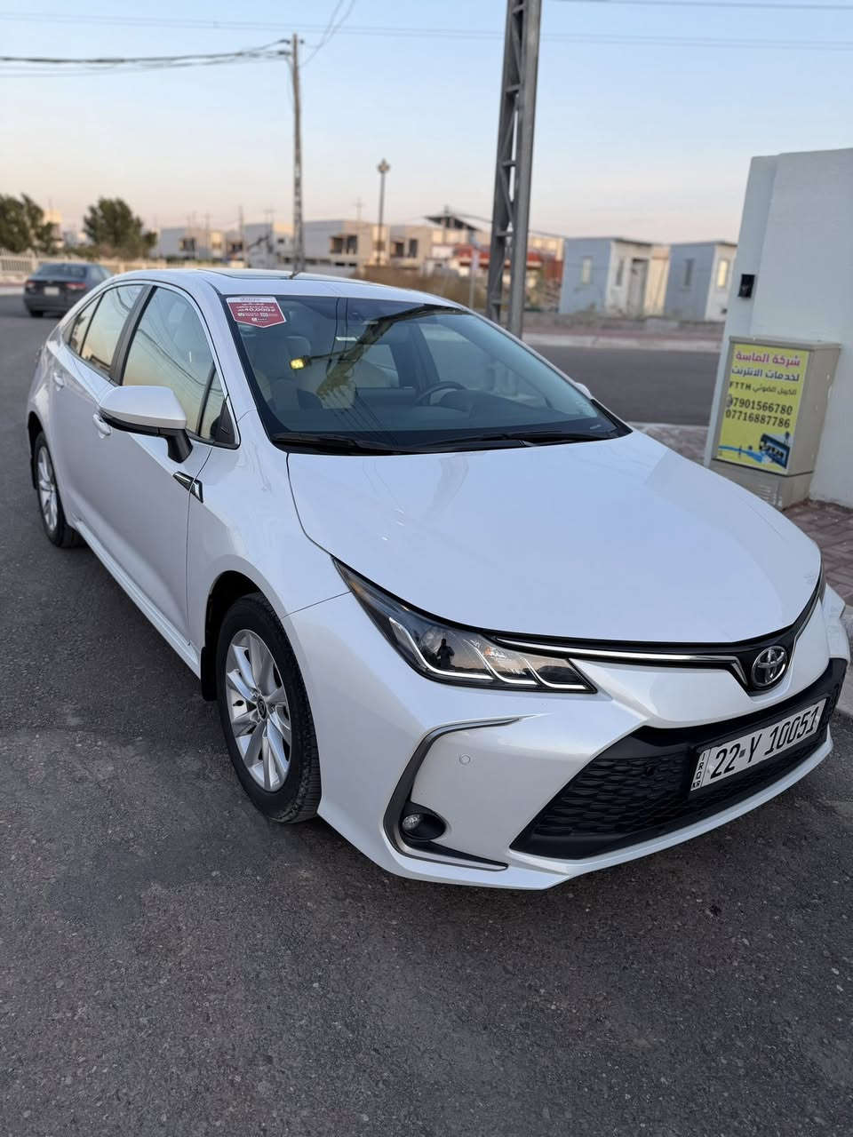 كورلا 2024 ساس بعدهه بالضمان وبيهه تبديلتين دهن مجاني بالشركة
فول مواصفات 
بصمة
فتحة
مكينه 1800
حساسات امامي خلفي
شاشة 
وكامرا
ماشية 35 الف كيلو 
رقم اربيل باسمي 
شرط التحويل
رايدهه ب192 وبيهه مجال حك الجيه
مكاني بغداد
بعد العامرية مجمع نجمة بغداد
***********
