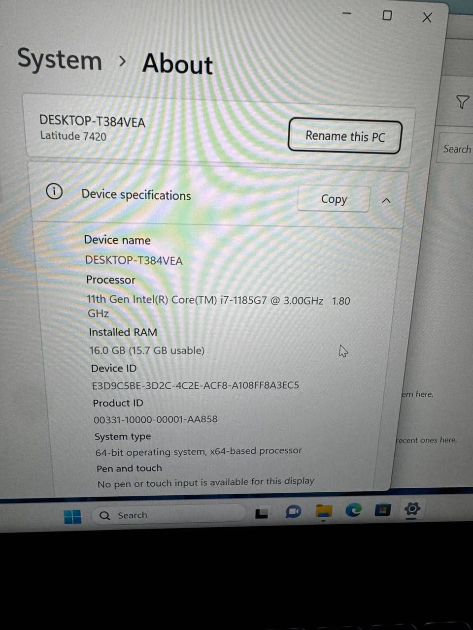 Dell 7420
Core 7-11th
Ram=16 gb
Hard =256 ssd
FHD =1920*1080
14”
السعر=٤٥٥ الف


**إذا كنت صاحب هذا الإعلان وتريد حذفه لأي سبب، رجاءا أرسل رسالة إلى الدعم الفني**