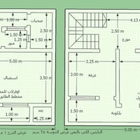 تصميم  ثلاث نماذج  72 م تحت التعديل ( الواجهة 9 × النزال 8 ) م  ------...