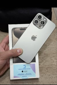 ايفون 15 برو ماكس للبيع ذاكره 256 تلفون جديد  وعلى ايدي جهاز  بطاريه91...