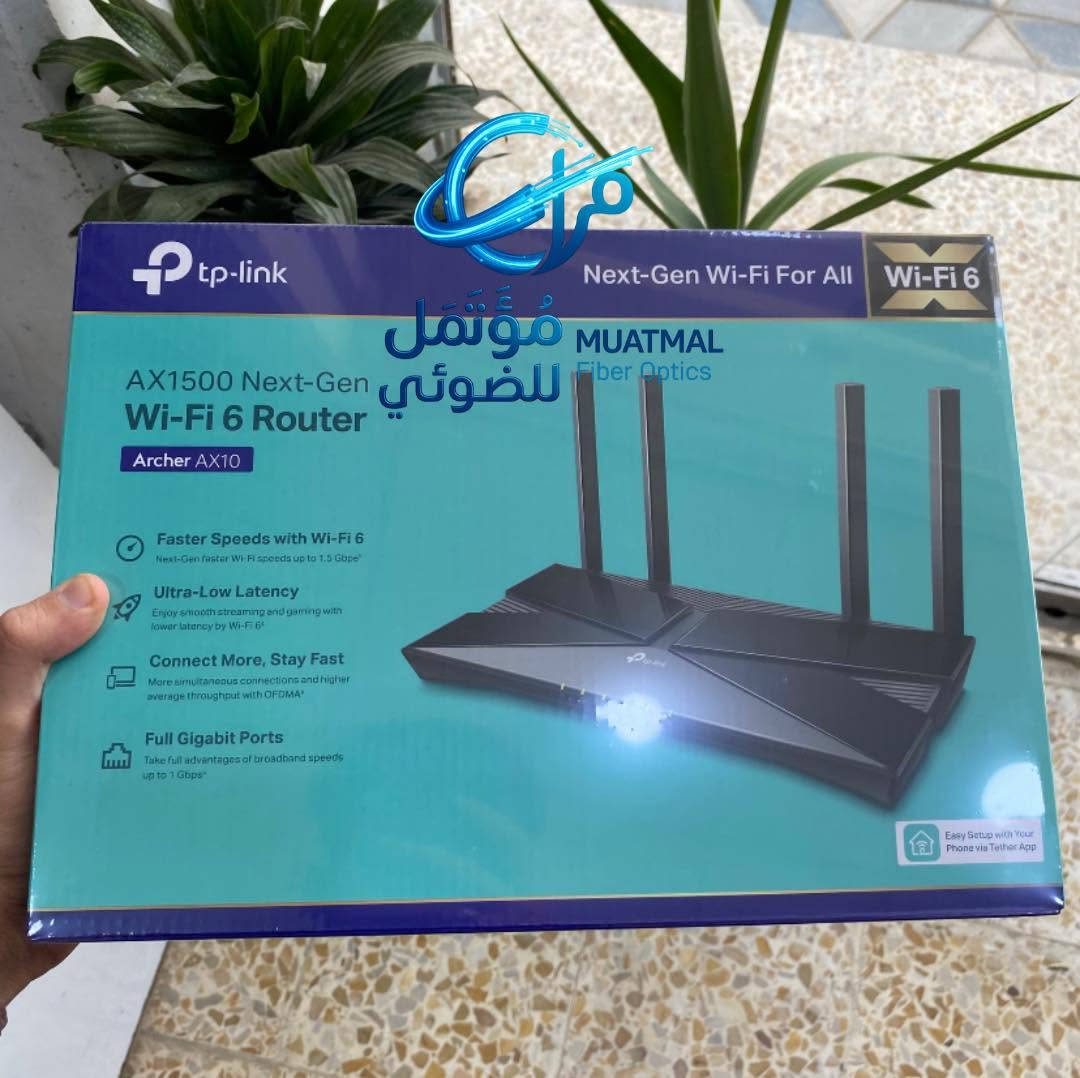 💥توفرت راوترات TP-LINK 🛜

🛜فئة الـAX 

📌 AX55  
🌀 السعر : 75 الف
📌 AX53  
🌀 السعر : 64 الف
📌 AX23 
🌀 السعر : 53 الف
📌 AX12 
🌀 السعر : 42 الف   
📌 AX10 
🌀 السعر : 48 الف

🛜 فئة الـC

📌 C80  
🌀 السعر : 47 الف
📌 C50 
🌀 السعر : 28.500 الف
📌 C54  
🌀 السعر : 30 الف
📌 C20 
🌀 السعر : 24.500   
📌 C6 
🌀 السعر : 38 الف

🛜فئة الـ840

📌 845  
🌀 السعر : 20 الف
📌 840  
🌀 السعر : 17.500 الف 
📌 841HP  
🌀 السعر : 25 الف

🚚 توصيل سريع خلال 24 ساعة📦

📩 للحجز والاستفسار راسلنا خاص
أو واتساب : ***********
