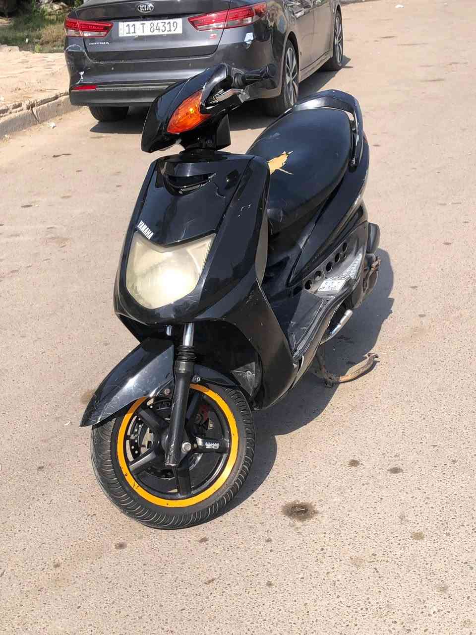 السلام عليكم سكنس نثية كوري الدراجه تشتغل وتمشي ولكهربائيات كلها شغاله بس بيها كرنك سعرها من الاخير 200 الف عنوان بغداد الشعلة ***********
