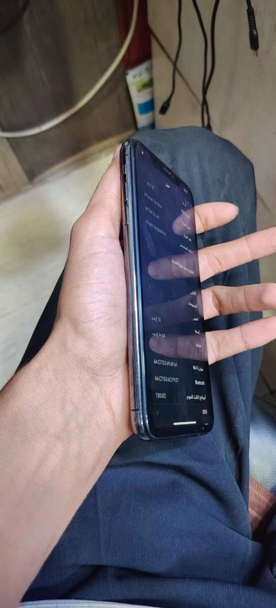 Xs max
ذاكره 64
بطاريه مبدله
شاشه مبدله نوعيه جيده 
الكامره الخفليه فقط عطلانه السلفي شغاله 
ضهر مبدل 
سعر 90 قفل غير قابل للتفاوض رجائن
بغداد مدينه الصدر سوق الكياره 
يوجد توصيل 
*********** بغداد, العراق
