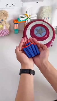 درع كابتن أمريكا • سهام إسفنجية • مناسب 5+